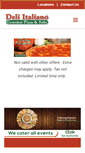 Mobile Screenshot of deliitaliano.com
